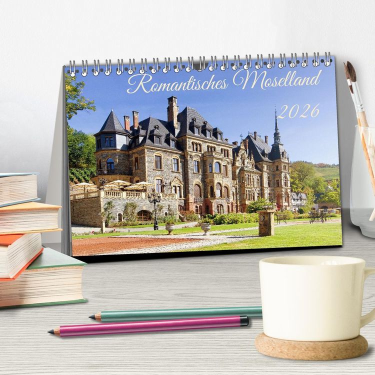 Produktbild: Romantisches Moselland (Tischkalender 2026 DIN A5 quer), CALVENDO Monatskalender