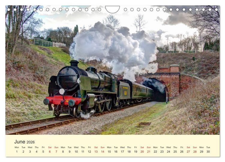 Produktbild: Steam Landscape (Wall Calendar 2026 DIN A4 landscape), CALVENDO 12 Month Wall Calendar