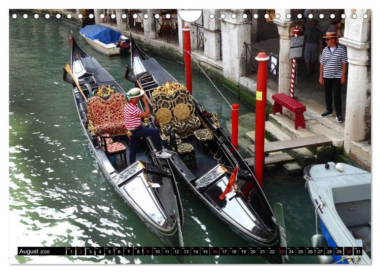 Produktbild: Auf den Kan&auml;len von Venedig (Wandkalender 2026 DIN A4 quer), CALVENDO Monatskalender