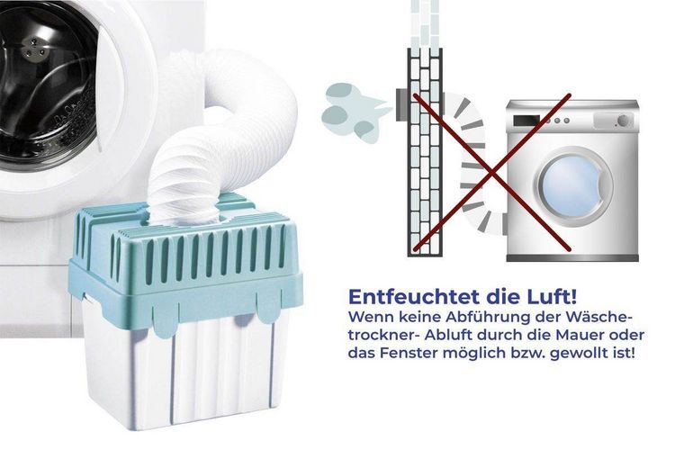 Produktbild: W&auml;schetrocknerkondensator f&uuml;r Abluftw&auml;schetrockner, Fassungsverm&ouml;gen bis 8 Liter