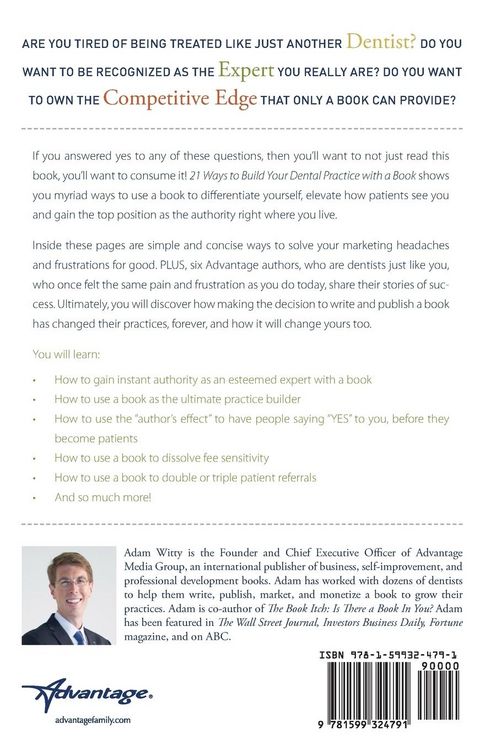 Produktbild: 21 Ways to Build Your Dental Practice with a Book