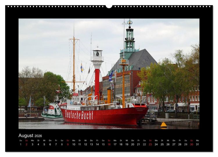 Produktbild: Auf Gro&szlig;e Fahrt - Schiffe im Hafen und auf See (Wandkalender 2026 DIN A2 quer), CALVENDO Monatskalender