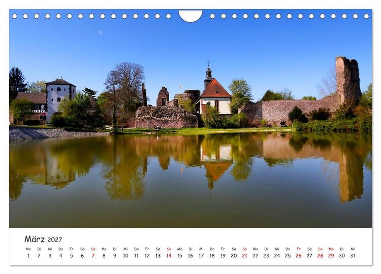 Produktbild: Facettenreiches Dreieich (Wandkalender 2027 DIN A4 quer), CALVENDO Monatskalender