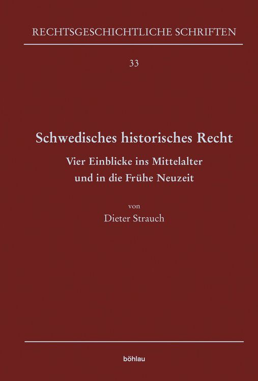 Produktbild: Schwedisches historisches Recht
