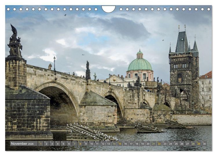 Produktbild: Br&uuml;cken in Europa (Wandkalender 2026 DIN A4 quer), CALVENDO Monatskalender