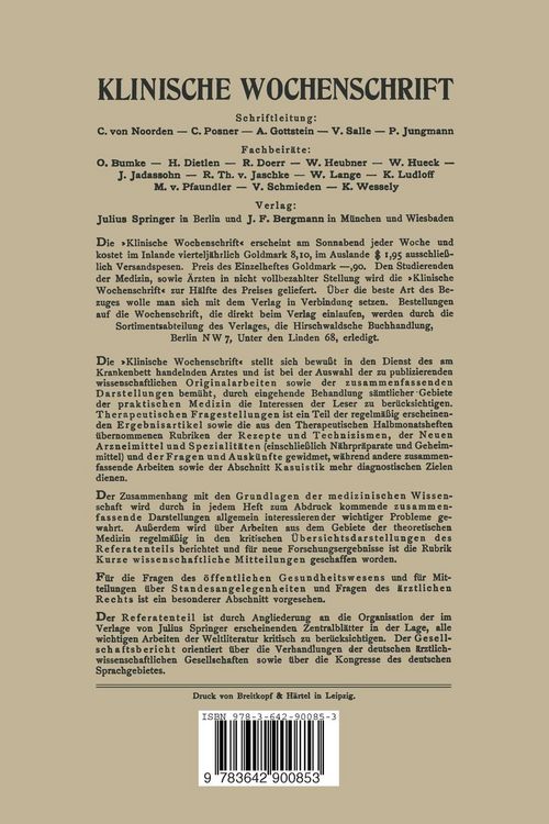Produktbild: Die Krisis des deutschen &Auml;rztestandes