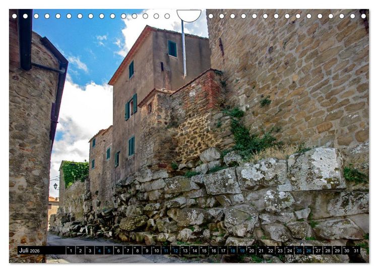 Produktbild: Die Etrusker &ndash; Hochkultur im antiken Italien (Wandkalender 2026 DIN A4 quer), CALVENDO Monatskalender