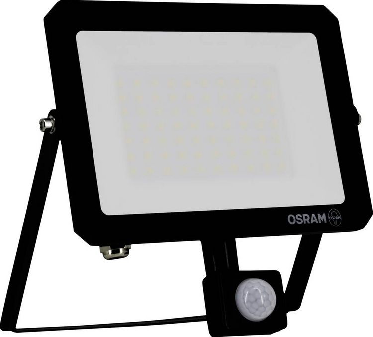 Produktbild: OSRAM HOMELIGHTING FLOODLIGHT LUX SENSOR 50W 830 BLACK 4099854489808 LED-Flutlichtstrahler 50.00 W Leuchtfarben: Warmwei&szlig;