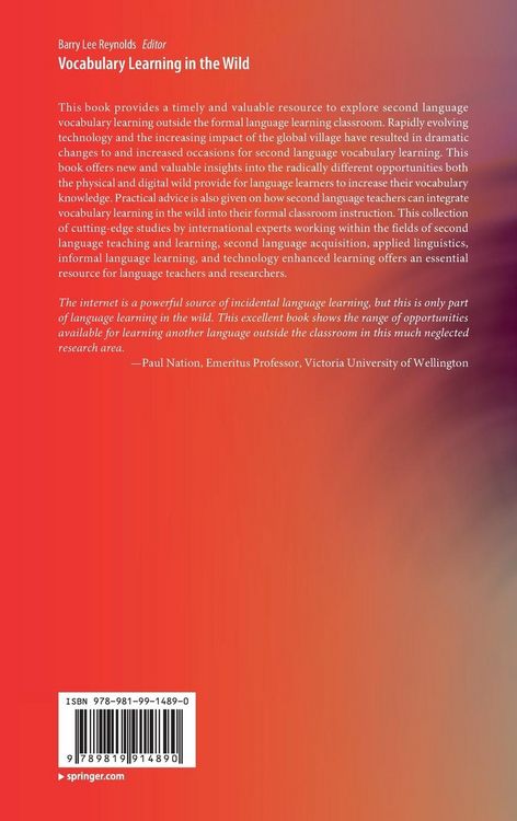 Produktbild: Vocabulary Learning in the Wild