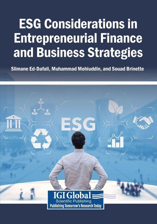 Produktbild: ESG Considerations in Entrepreneurial Finance and Business Strategies