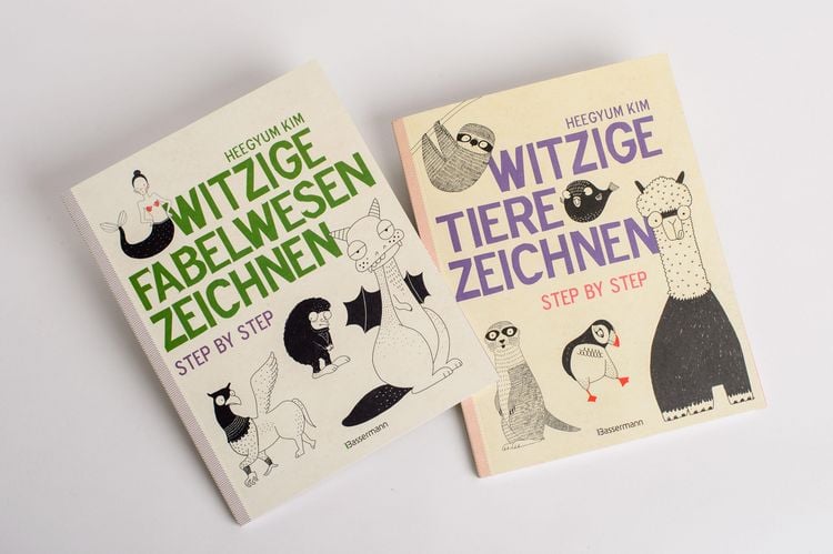 Produktbild: Witzige Fabelwesen zeichnen. Von Alraune bis Zombie, von Drache bis Einhorn - mit vielen individuellen Varianten - f&uuml;r Comic-, Cartoon- und Handlettering-Fans