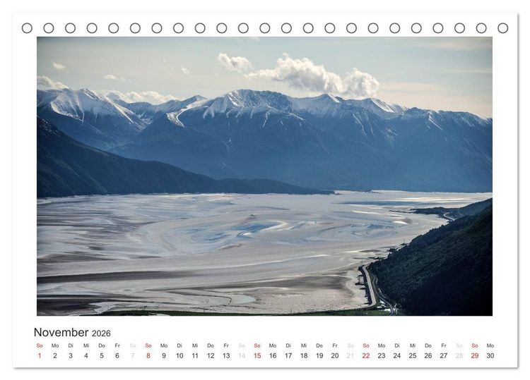 Produktbild: ALASKA - Bilder aus dem S&uuml;den (Tischkalender 2026 DIN A5 quer), CALVENDO Monatskalender
