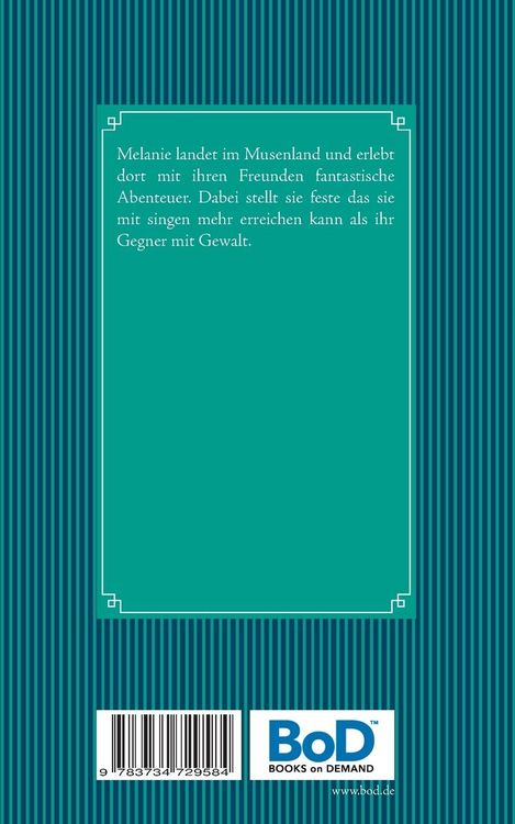 Produktbild: Melanie und ihre fantastischen Abenteuer im Musenland