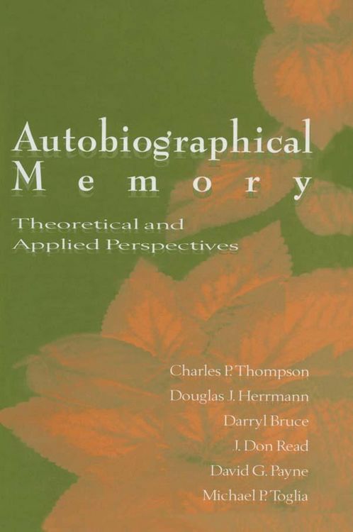 Produktbild: Autobiographical Memory