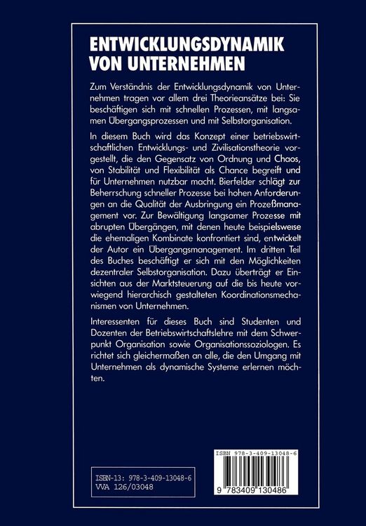 Produktbild: Entwicklungsdynamik von Unternehmen