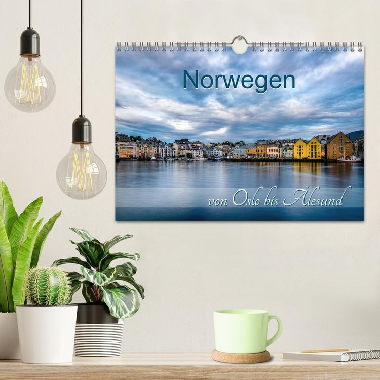 Produktbild: Norwegen von Oslo bis &Aring;lesund (Wandkalender 2026 DIN A4 quer), CALVENDO Monatskalender