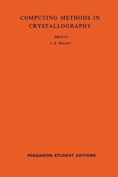 Produktbild: Computing Methods in Crystallography