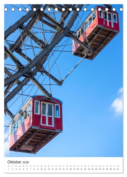 Produktbild: Ach du sch&ouml;nes Wien (Tischkalender 2026 DIN A5 hoch), CALVENDO Monatskalender