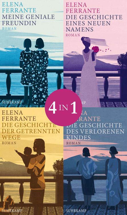 Produktbild: Meine geniale Freundin (1-4) - der Welterfolg komplett in einem Band