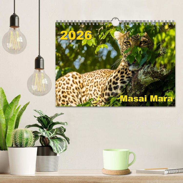 Produktbild: Masai Mara 2026 (Wandkalender 2026 DIN A4 quer), CALVENDO Monatskalender