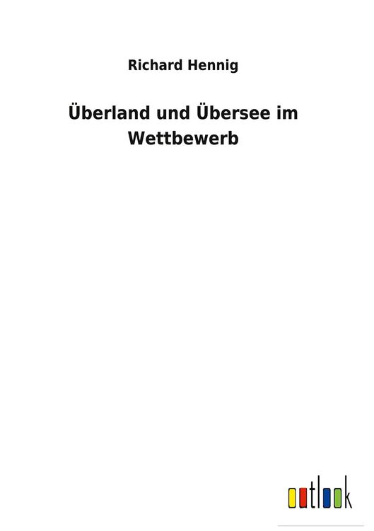 Produktbild: &Uuml;berland und &Uuml;bersee im Wettbewerb
