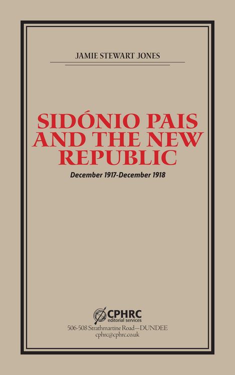 Produktbild: Sid&oacute;nio Pais and the New Republic