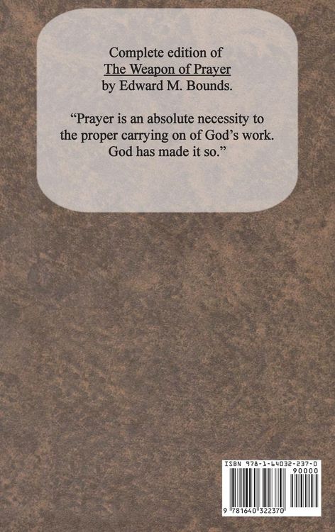 Produktbild: The Weapon of Prayer