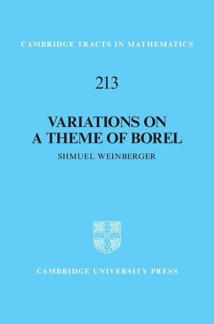 Produktbild: Variations on a Theme of Borel