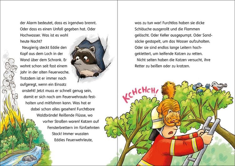 Produktbild: Die Tier-Feuerwehr (Band 1) - Ein Waschb&auml;r greift ein