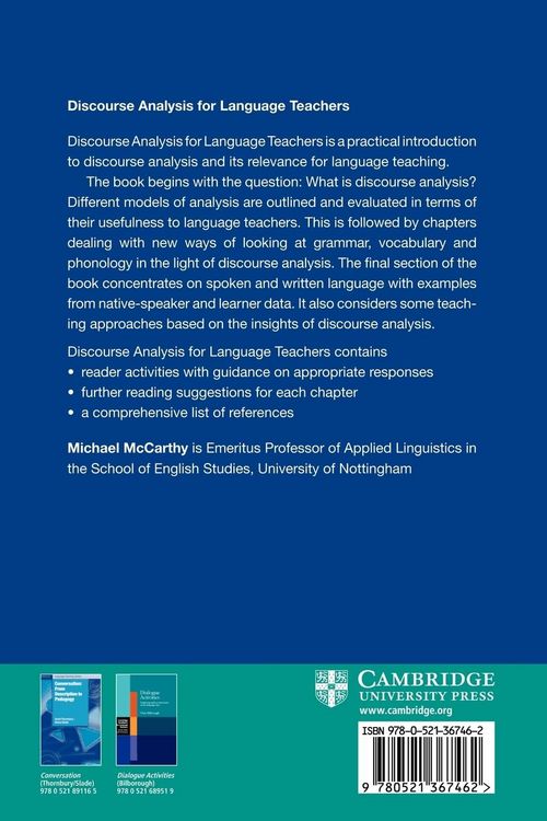 Produktbild: Discourse Analysis for Language Teachers