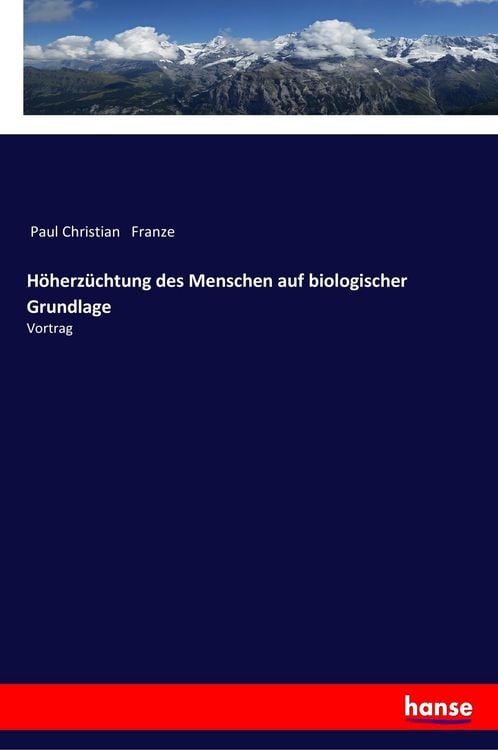 Produktbild: H&ouml;herz&uuml;chtung des Menschen auf biologischer Grundlage