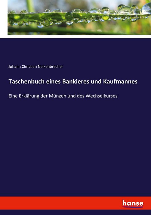 Produktbild: Taschenbuch eines Bankieres und Kaufmannes