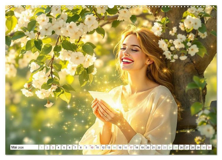 Produktbild: Lichtgefl&uuml;ster (Wandkalender 2026 DIN A2 quer), CALVENDO Monatskalender