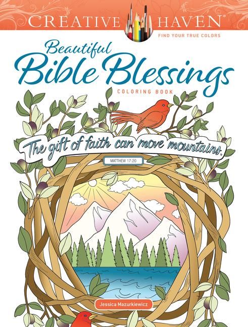 Produktbild: Creative Haven Beautiful Bible Blessings Coloring Book