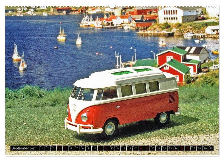 Produktbild: Miniaturwelten des Campings (Wandkalender 2027 DIN A2 quer), CALVENDO Monatskalender