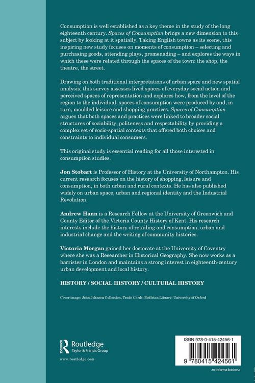 Produktbild: Spaces of Consumption