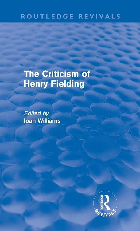 Produktbild: The Criticism of Henry Fielding