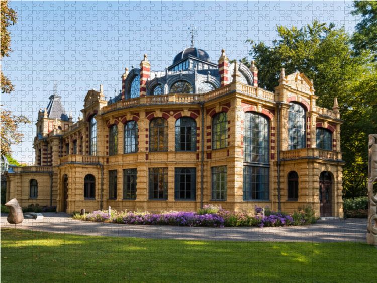 Produktbild: CALVENDO Puzzle Parktheater im Kurhaus G&ouml;ggingen, Architekt Jean Keller | 1000 Teile Lege-Gr&ouml;&szlig;e 64x48cm Foto-Puzzle f&uuml;r gl&uuml;ckliche Stunden
