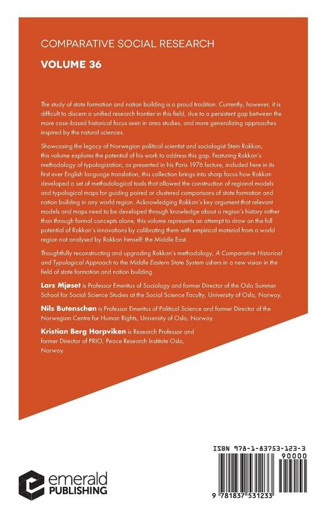 Produktbild: A Comparative Historical and Typological Approach to the Middle Eastern State System