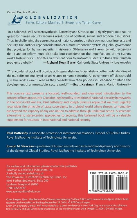 Produktbild: Globalization and Human Security