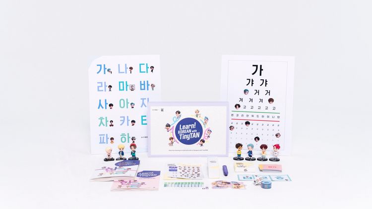 【値下可】Learn!KOREAN with TinyTAN bts-korean-learning-lesson-kit