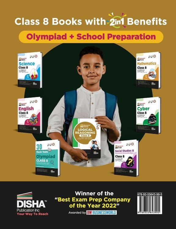 Produktbild: Olympiad Champs Logical Reasoning Class 8 with Chapter-wise Previous 5 Year (2018 - 2022) Questions | Complete Prep Guide with Theory, PYQs, Past & Pr