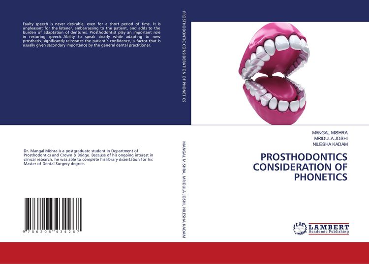 Produktbild: Prosthodontics Consideration Of Phonetics