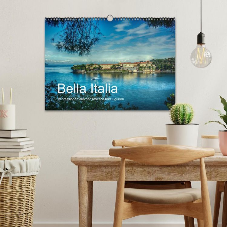 Produktbild: Bella Italia &ndash; Impressionen aus der Toskana und Ligurien (Wandkalender 2026 DIN A3 quer), CALVENDO Monatskalender