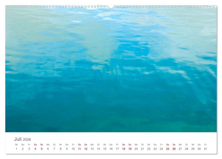 Produktbild: Aqua 2026 Fotografien von Mio Schweiger (Wandkalender 2026 DIN A2 quer), CALVENDO Monatskalender