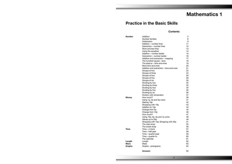 Produktbild: Maths Book 1