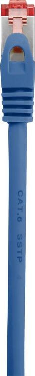 Produktbild: Renkforce RF-4981664 RJ45 Patchkabel CAT 6 S/FTP 2.00 m Blau mit Rastnasenschutz, vergoldete Steckkontakte, Flammwidrig 1 St.