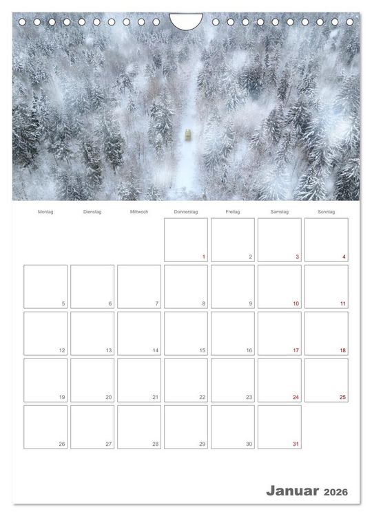 Produktbild: Vanlife Jahresplaner (Wandkalender 2026 DIN A4 hoch), CALVENDO Monatskalender