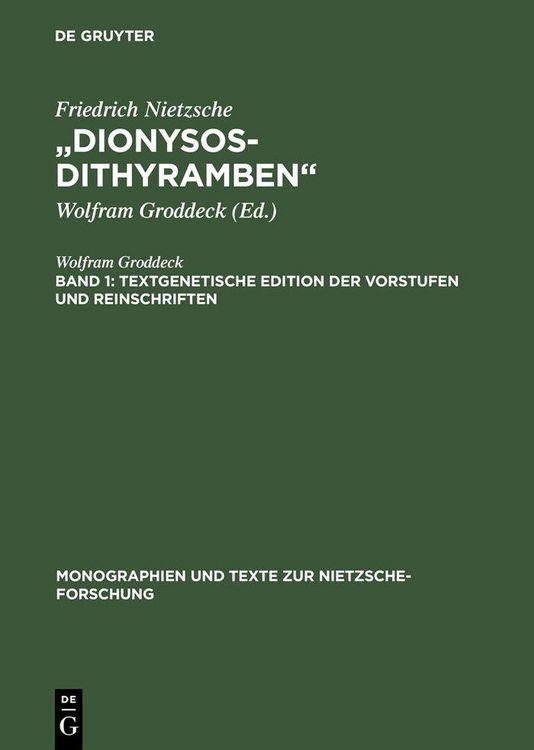 Produktbild: "Dionysos-Dithyramben"