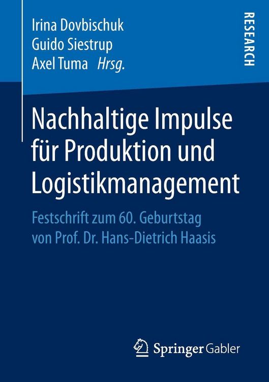 Produktbild: Nachhaltige Impulse f&uuml;r Produktion und Logistikmanagement